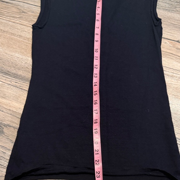 Chic Black Embellished Women's Blouse - Picture 6 of 6